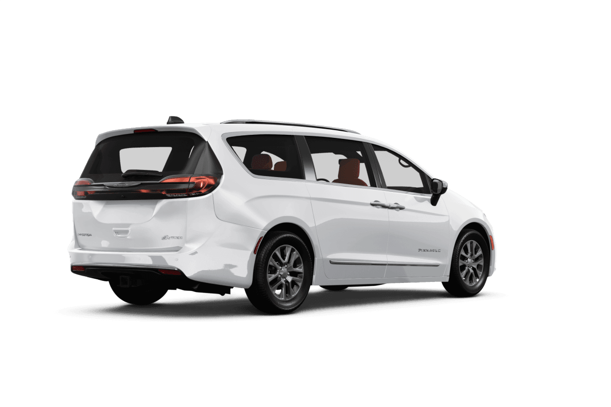 Chrysler Pacifica Plug-In Hybrid - Back view Chrysler Pacifica Plug-In Hybrid - Back view